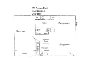 1bed 1bath
