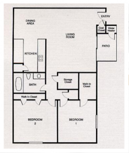 Sandpiper Village 2 bed : 1 bath
